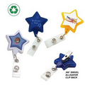 Star Retractable Badge Reel (Polydome)